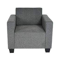 Mendler Modular Sofa-System Ensemble de canapés Lyon 6-2, tissu/textile ~ gris pas cher