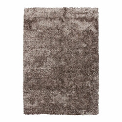 Paris Prix Tapis Shaggy Fait Main Diamond Taupe 120 x 170 cm