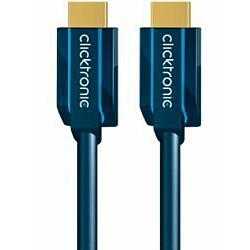 Avis Clicktronic Casual Câble HDMI standard avec Ethernet (câble pour la télévision en Full HD et en 3D) 15 m