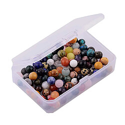 100pcs Perles en Vrac avec Boîte Perles Espacées Perles Intercalaire Fabrication Bijoux Bricolage