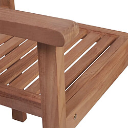 Acheter vidaXL Chaises de jardin empilables lot de 8 Bois de teck solide