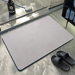 LUUCOZK Tapis de bain antidérapants Tapis de salle de bain absorbants-Gris vert-30 x 40CM