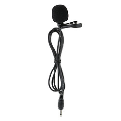 Microphone Lavalier Filaire 2 Pièces Avec Pince Pour Vloggers 3.5mm Style Pince à Revers