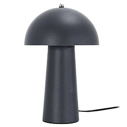 The Home Deco Factory Lampe à poser champignon - Hauteur 32 cm - Gris foncé