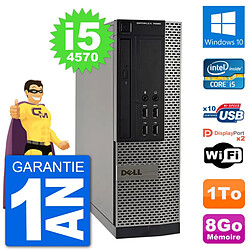 PC Dell OptiPlex 7020 SFF Intel i5-4570 RAM 8Go Disque Dur 1To Windows 10 Wifi - Occasion