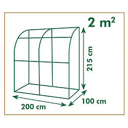 Avis Nature Serre tunnel 200x100x215 cm