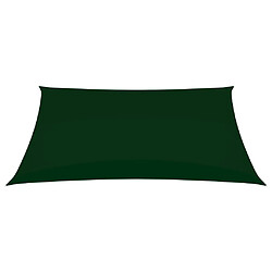 Helloshop26 Voile de parasol tissu oxford rectangulaire 3,5 x 4,5m vert foncé 02_0009650