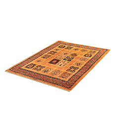 Vidal Tapis de laine 151x110 orange Kashkuli