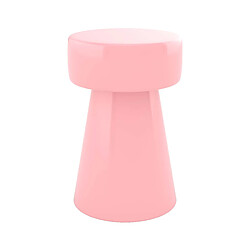 Rendez Vous Deco Table d'appoint Athéna en métal rose D30 cm