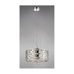 Luminaire Center Suspension Destello Chrome poli