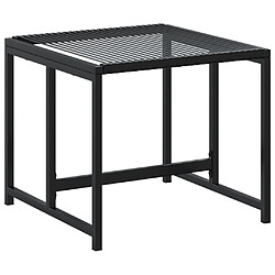 Acheter vidaXL Ensemble à manger de jardin 11 pcs noir résine tressée