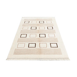 Avis Vidal Tapis de laine 191x124 beige Darya