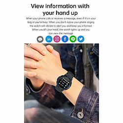 Avis V6 Montre Intelligente Écran Tactile Ecg Sang Oxygène Fréquence Cardiaque Moniteur De Santé Sport Fitness Noir Rouge