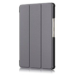 Acheter Etui en PU triple pli avec support gris pour votre Huawei MediaPad M6 8.4 pouces