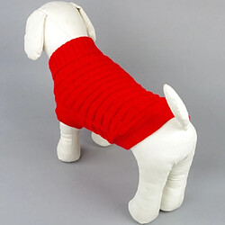 Acheter Wewoo Pull de chien de couleur unie très élastique Teddy Dog ClothesTaille S Rouge