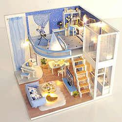 BRICOLAGE En Bois Dollhouse Miniature 3d Ciel Étoilé Maison Kit Artisanat Kits pour Adultes D'anniversaire pour Femmes et Filles Vacances Cadeau pas cher