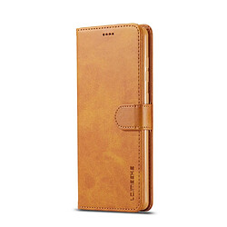 Etui en PU avec support couleur marron pour votre Samsung Galaxy A81/Note 10 Lite