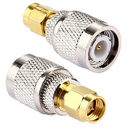 Wewoo 2 PCS TNC Mâle à SMA Connecteur