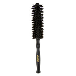 Peigne Rond En Sergé Brosse à Cheveux Manche En Bois Pour Le Séchage Des Cheveux Style 17mm pas cher