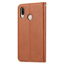 Avis Wewoo Coque Rigide Étui en cuir à rabat de peau pour Xiaomi Redmi Note 7 et 7 Pro cadre photo et support logements cartes et porte-monnaie Marron