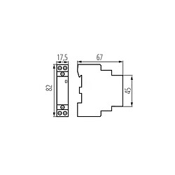 Kanlux Contacteur modulaire, contrôle230 AC KMC