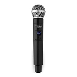 Vonyx WM82C Digital Set microphone sans fil UHF 2 canaux - Portée 50m - Coffret de transport inclus pas cher