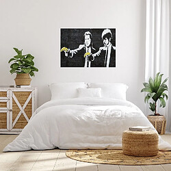 EPIKASA Impression sur Toile Banksy Pulp Fiction