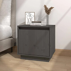 Avis Maison Chic Lot de 2 Tables de chevet - Tables de Nuit Gris 40x30x40 cm Bois de pin solide