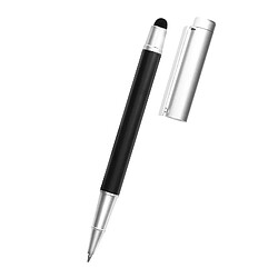 Stylet Smartphone et Tablette Tactile 2en1 Stylo à Bille 4Smarts Argent et Noir