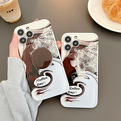 Avis GUPBOO Étui pour iPhone13ProMax Rendu Latte Personality Phone Case Bracket Soft