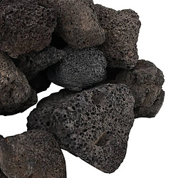 Acheter vidaXL Roches volcaniques 10 kg noir 5-8 cm