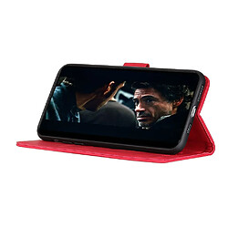 Wewoo Housse Coque Pour Galaxy S11 Plus Texture rétro PU + TPU en cuir à rabat horizontal avec support et fentes cartes et portefeuille rouge pas cher