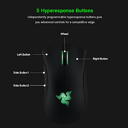 Universal Souris gaming droite nécessaire, Synapse 3.0, nouvelle boîte de vente au détail, envoi gratuit (noir) pas cher