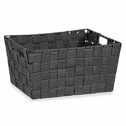 Kipit Panier Multi-usages Noir Tissu 20 x 14 x 30 cm (18 Unités)