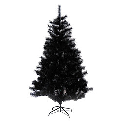 Mobili Rebecca Grand Arbre De Noël Pin Faux Pvc Noir Epais 180 Cm Grand Pour Intérieur