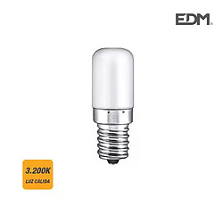 Edm Ampoule LED E14 1,8W équivalent à 14W - Blanc Chaud 3200K 