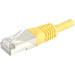 Abi Diffusion Cordon RJ45 catégorie 6 S/FTP jaune - 0,7 m