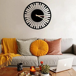 Acheter DEKORY Piano Horloge Murale en Métal 50cm