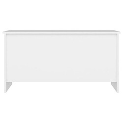 Acheter Maison Chic Tabls basse,Table Console pour salon Blanc 102x55,5x52,5 cm Bois d'ingénierie -MN36190