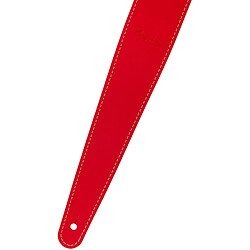 2" Essentials Leather Strap Red Fender