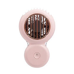 Universal Ventilateur mini col cool ventilateur rechargeable USB ventilateur portable d'été ventilateur de poche privée de main Voyage en plein air étudiant | Ventilateur (rose)