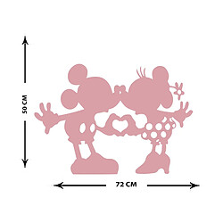 EPIKASA Décoration Murale en Métal Mickey 12 pas cher