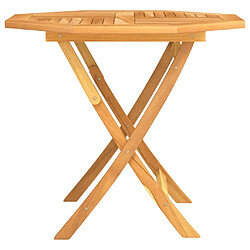 Avis vidaXL Table pliable de jardin 85x85x76 cm Bois de teck solide