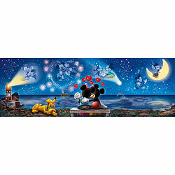 Clementoni Disney - Puzzle Panorama Mickey & Minnie (1000 pièces)