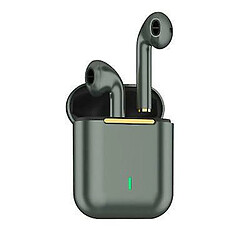 Chrono Écouteurs Bluetooth, écouteurs intra-auriculaires Bluetooth 5.0 avec micro, charge rapide USB-C(vert)