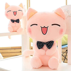 Avis Universal Adorable peluche en peluche, hauteur assise douce remplie peluche chat rose 45 cm