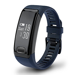 Wewoo Bracelet connecté bleu 0.71 pouces HD écran tactile OLED Bluetooth Smart Bracelet, IP67 imperméable, podomètre de / Moniteur de pression artérielle / de fréquence cardiaque / d'oxygène sanguin, Compatible avec Android et iOS Téléphones