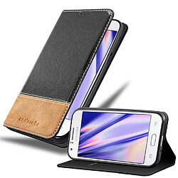 Cadorabo Coque Samsung Galaxy J1 2015 Etui en Noir