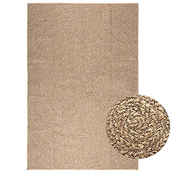 vidaXL Tapis ZIZUR 160x230 cm aspect de jute intérieur et extérieur