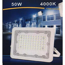 Tradex LED 50 W ULTRA SLIM BLANC EXTÉRIEUR LUMIÈRE NATURELLE 4000K FROID 6500K FS50W-B